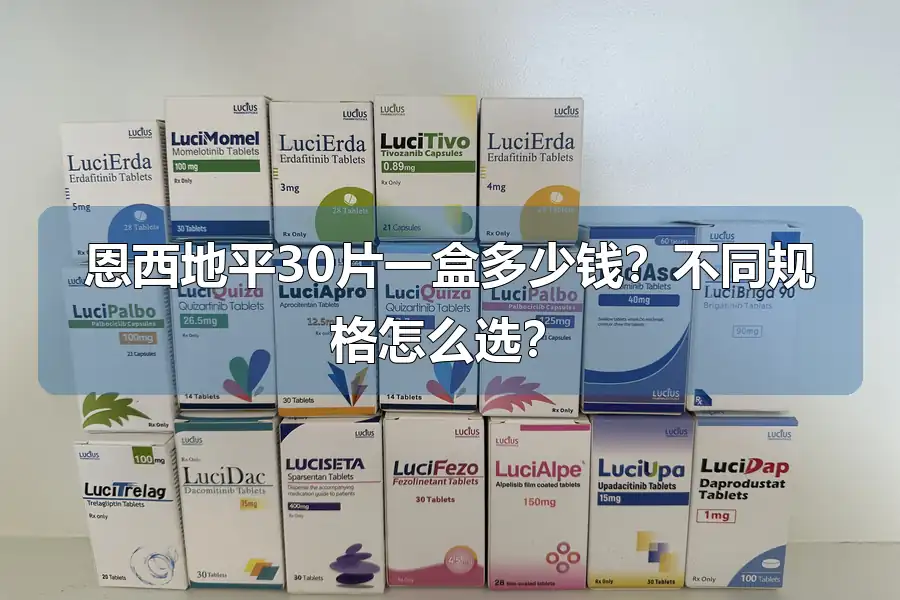恩西地平30片一盒多少钱？不同规格怎么选？